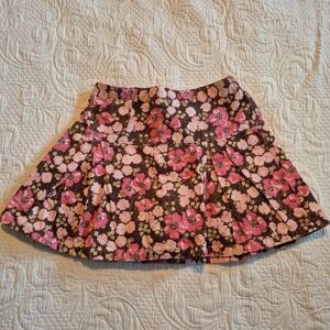 Gymboree girls size 7 Primrose line 2006, corduroy floral skirt OUTLET VGUC